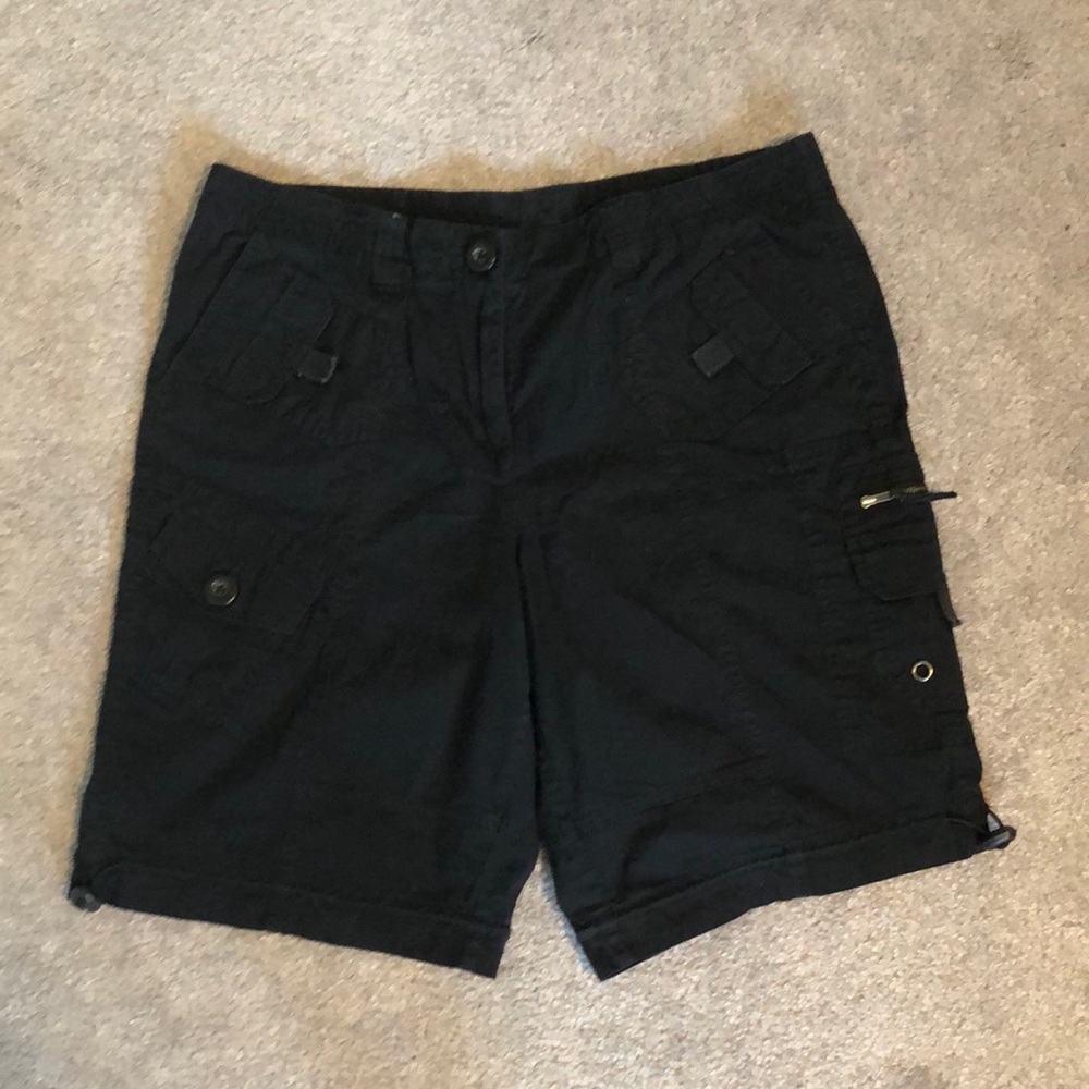 Style & Co. Black Cotton Shorts